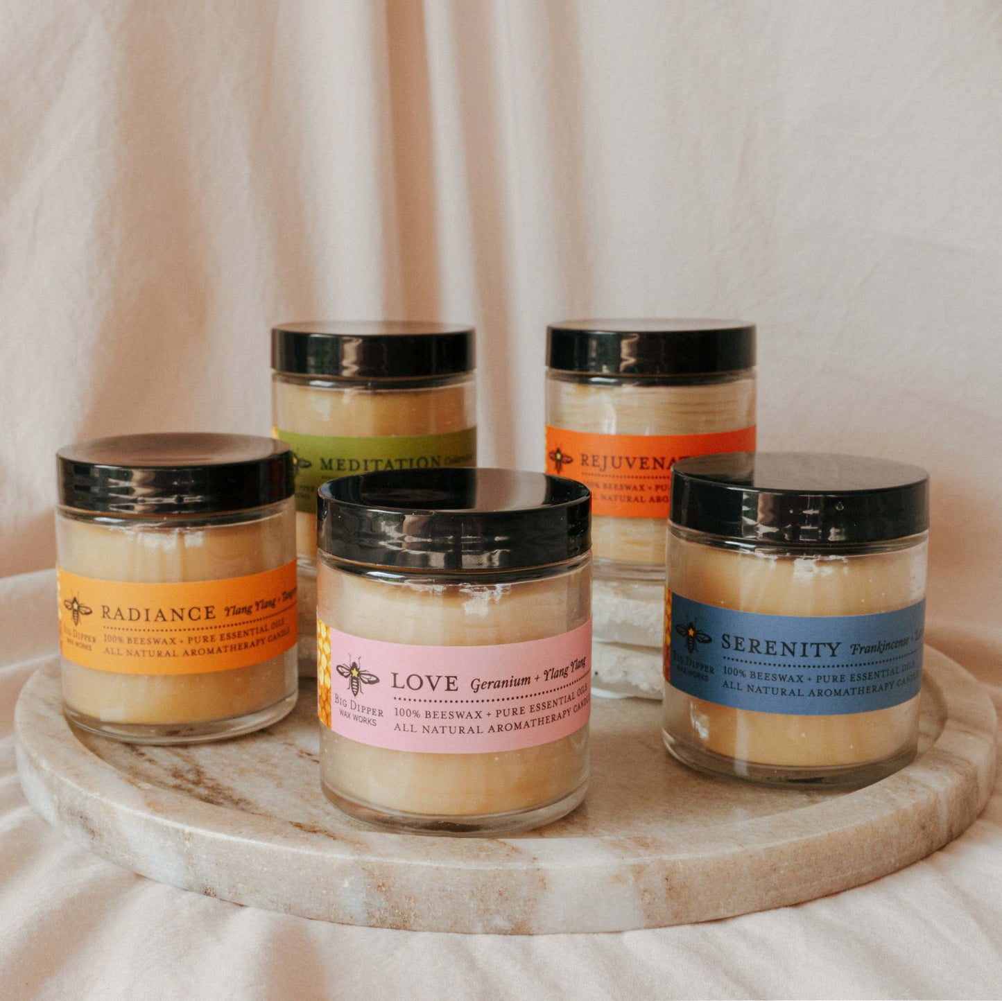 APOTHECARY GLASS CANDLE [AROMATHERAPY]